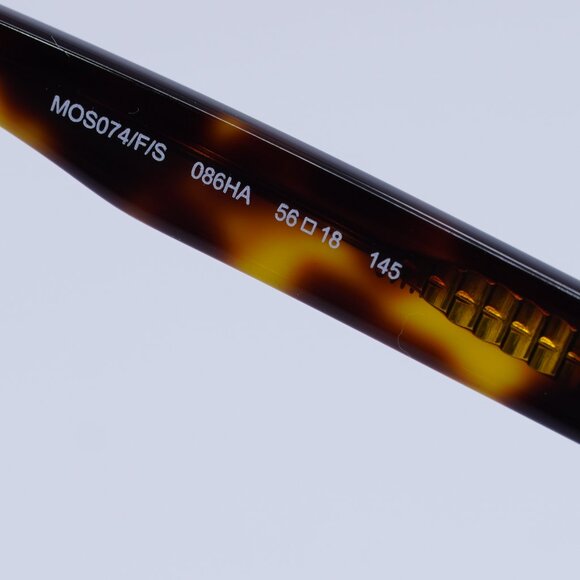 Moschino MOS074/F/S 0086 HA Sunglasses Havana Square Frame, Brown Lenses - Picture 5 of 10